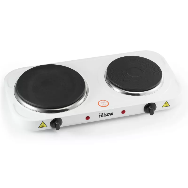 Tristar Topeltpõletiga Elektripliit KP-6245, 2500W, 15,5/18,5 cm