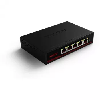 Asustor ASW205T 5-pordiline 100/1000/2500 Mbps haldamata lauaarvuti lüliti