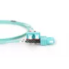 DIGITUS Professional - Pistikukaabel - SC multi-mode (M) kuni SC multi-mode (M) - 2 m - Fiiberoptika - 50/125 mikromeetrit - OM3 - Halogeenivaba - akvamariin