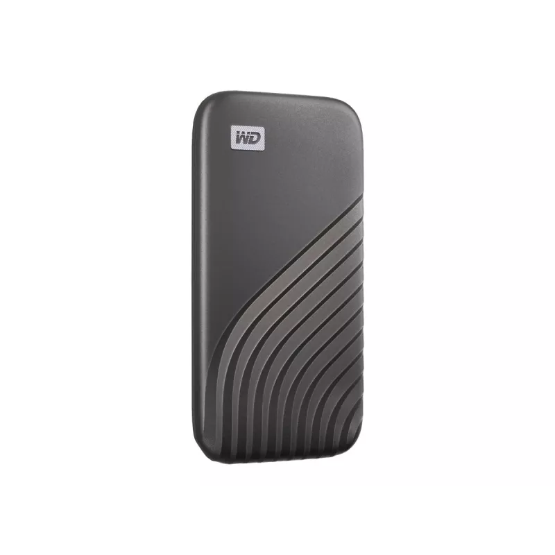 WD My Passport SSD WDBAGF0020BGY - SSD - verschlüsselt - 2TB - extern (tragbar) - USB 3,2 Gen 2 (USB-C Steckverbinder) - 256-Bit-AES - Space-grau (WDB
