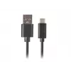 USB 2.0 kaabel LANBERG CA-USBO-10CU-0005-BK — USB A USB C-le, 0,5 m, must
