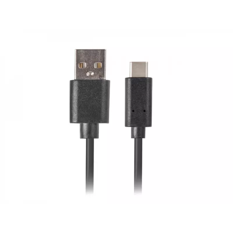 USB 2.0 kaabel LANBERG CA-USBO-10CU-0005-BK — USB A USB C-le, 0,5 m, must