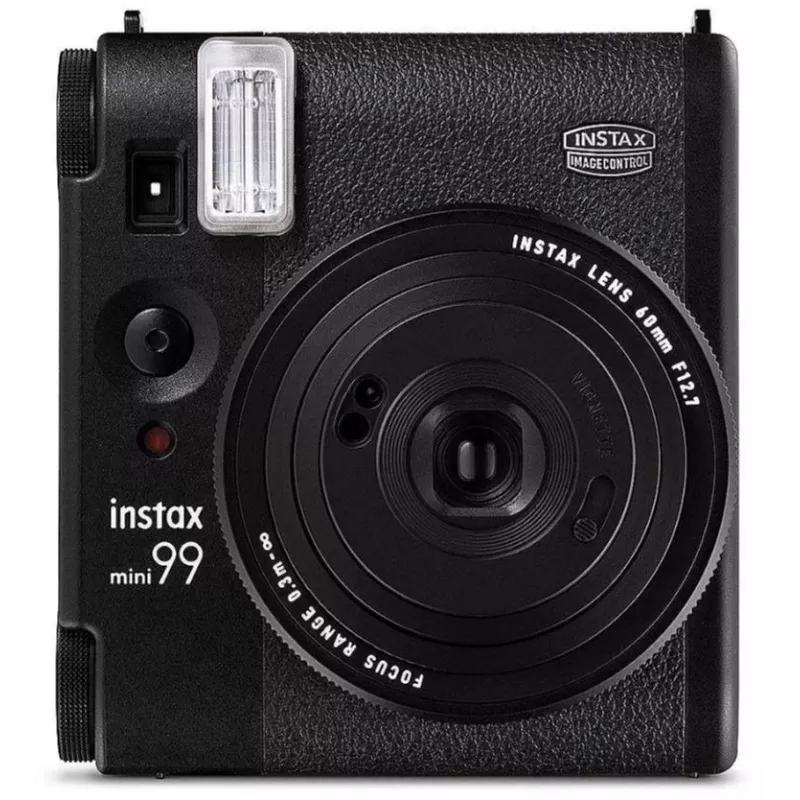 Kiirkaamera Fujifilm Instax Mini 99 Must — pilt 62×46 mm, film 86×54 mm, fookuskaugus 60 mm