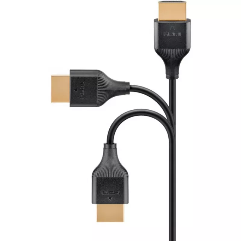 Goobay HDMI-kaabel 1 m A-tüüpi isane-isane 48 Gbit/s must