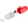Juhtmepistik RJ45 ShiverPeaks BS72067-R Punane