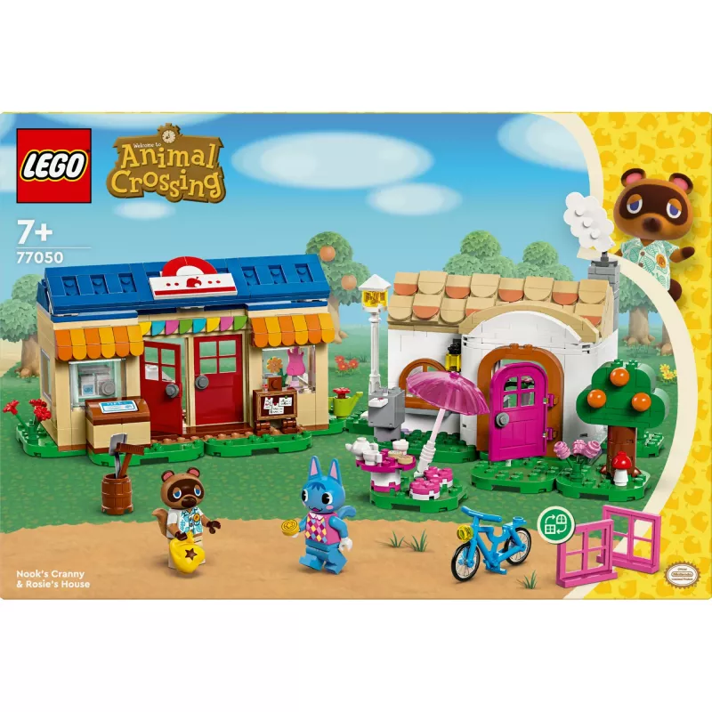 Konstruktsioonimänguasi LEGO 77050 Animal Crossing Nooki pood Sophie maja komplekt – modulaarne mängukomplekt