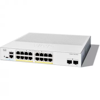 Hallatav kommutaator Cisco Catalyst 1300-16P-2G 16 porti GE PoE 2x1GE SFP