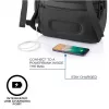 Vaba aja seljakott XDDESIGN Bobby Soft 15,6-tollise sülearvuti sektsiooniga, 16 L, PET, must