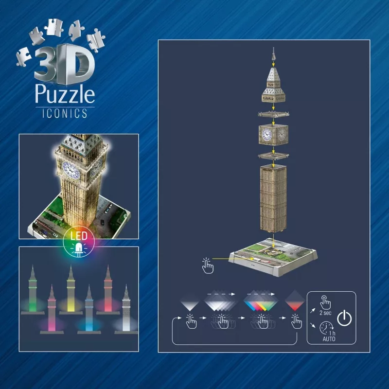 3D-pusle Big Beni kellatorn London