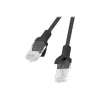 Võrgukaabel LANBERG PCU5-10CC-0025-BK RJ-45 Cat5e U/UTP 0,25 m Must