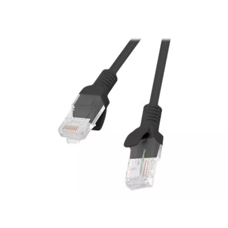 Võrgukaabel LANBERG PCU5-10CC-0025-BK RJ-45 Cat5e U/UTP 0,25 m Must