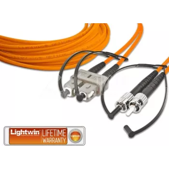 Lightwin High Quality Duplex LWL patch-kaabel, MM OM1, SC - ST LWL patch-kaabel (LDP-62 SC-ST 10.0)