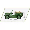 Ehitusklotsid COBI Medical Willys MB 130 tk 6 aastat