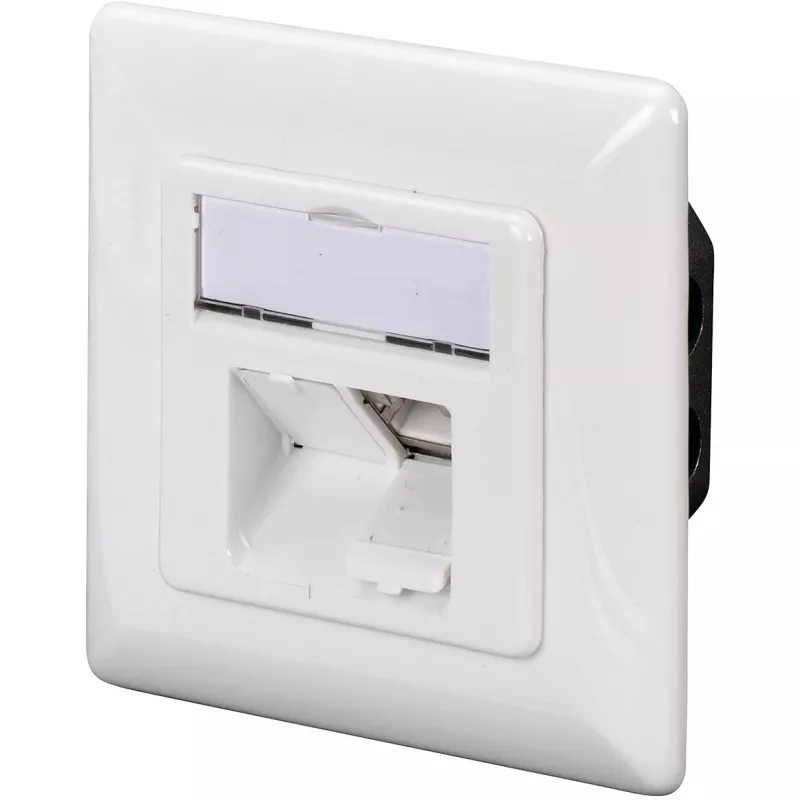 DIGITUS DN-9005-N - Ühenduspistikupesa, pindpaigaldus - RJ-45 X 2 - RAL 9010 - 2 porti (DN-9005-N)