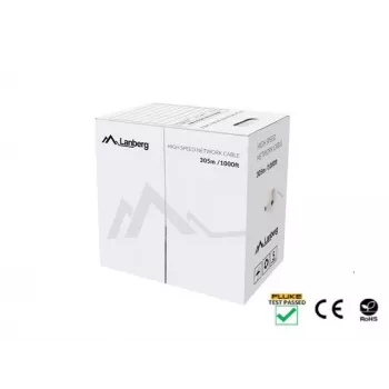 Võrgukaabel Lanberg LCU5-12CU-0305-R U/UTP Cat5e 305 m punane
