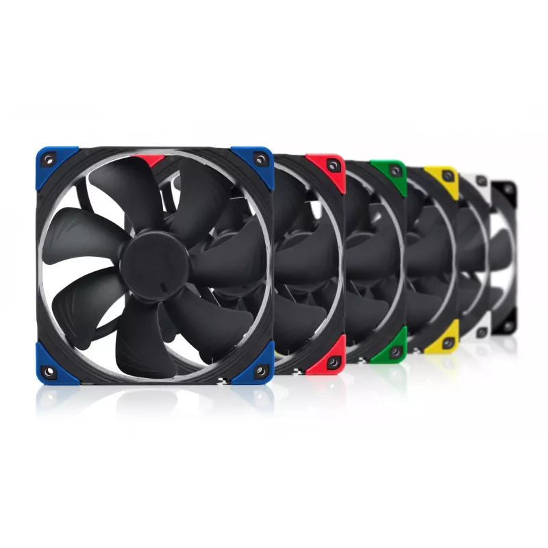 140 mm Noctua NF-A14 PWM chromax.Must.swap korpuse ventilaator, 12V, 300–1500 RPM, PWM, 140.2 m³/h, 24.6 dB