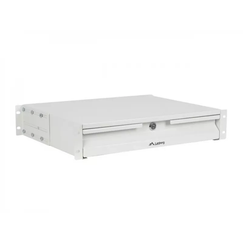 KAPISAHTEL 19 2U 360MM HALL LANBERG (2U/483X360MM KOORMUSTALUVUS KUNI 90KG, 4-PUNKTI KINNITUS)