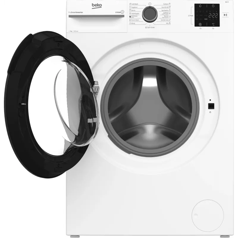 BEKO pesumasin BM1WFSU39223WA, 9 kg, energiaklass B, 1200 p/min, sügavus 54,6 cm