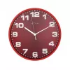 NeXtime kell 3053ro Dash Red, Ø35 cm, seinakell, punane/hõbedane