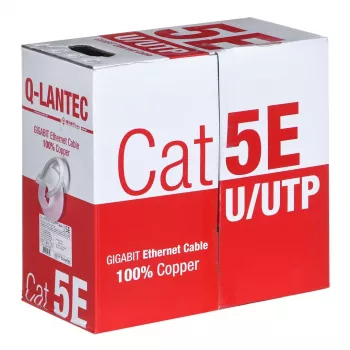 Q-LANTEC UTP kaabel 4PR Cat.5e PVC 305m - Edycja LIMITOWANA (KIU5PVC305NC)