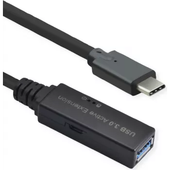 ROLINE ultrapikk USB3.2 Gen1 pikenduskaabel C-A ST/BU 5m - kaabel - digitaalne/andmed - 5 m (12.04.1065)