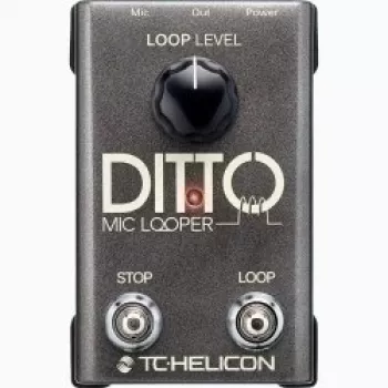 Mikrofonilooper TC‑Helicon Ditto Mic Looper mikrofonisisendiga (mudel 000-DDU01-00010)