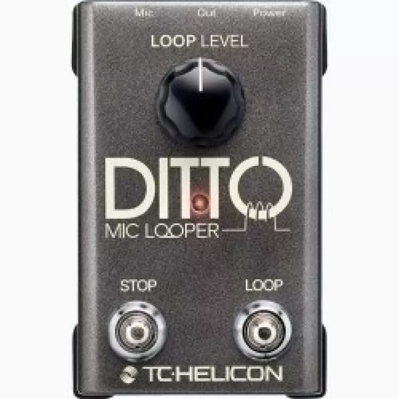 Mikrofonilooper TC‑Helicon Ditto Mic Looper mikrofonisisendiga (mudel 000-DDU01-00010)