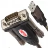UNITEK Y-105A jadakaabel must 1,5 m USB Type-A DB-9