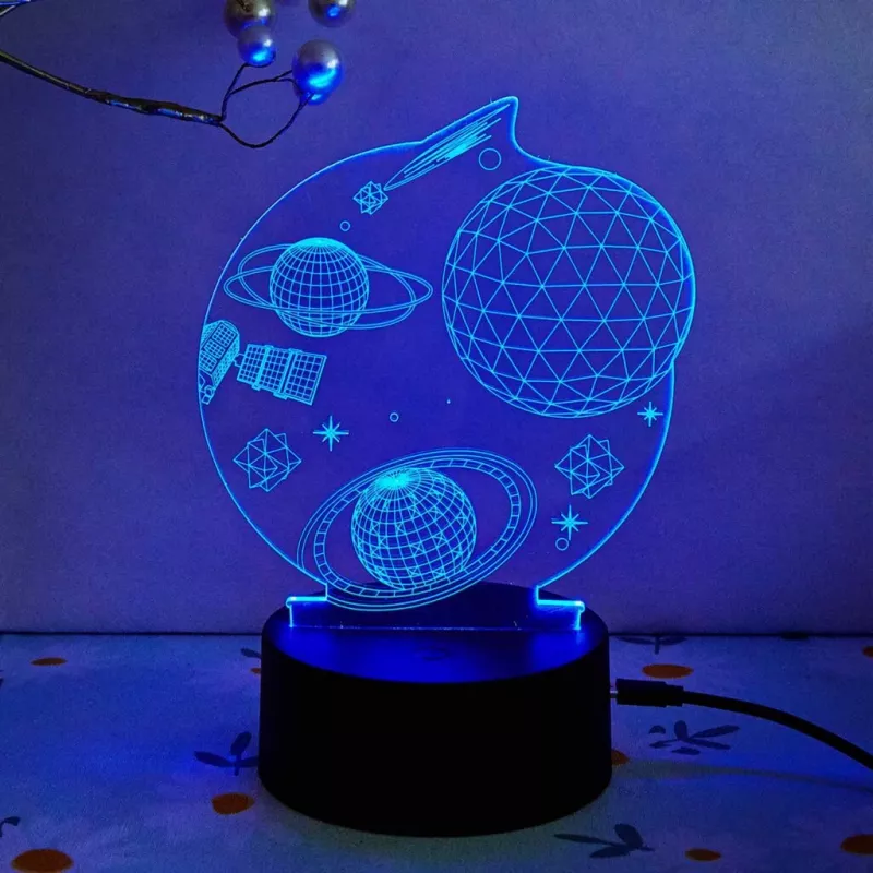 Manta SNL118RGB RGB 3D dekoratiivne LED-lamp