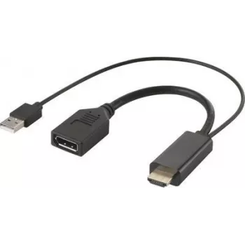 RF-4777274 HDMI-muundur[2x HDMI-pistik USB 2.0 pesa A - 1x DisplayPort (RF-4777274)