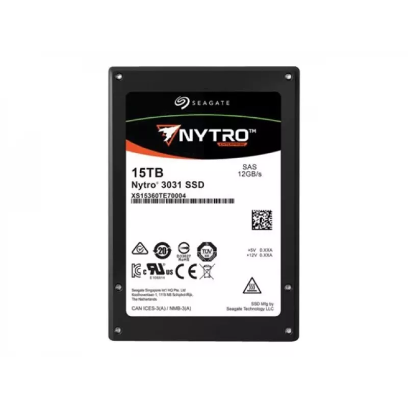 Seagate Enterprise XS15360TE70014 sisemine pooljuhtketas 15 TB 2,5-tolline SAS 3D eTLC