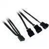 INTER-TECH Argus RGB-ventilaatorikomplekt RS-06 120mm 3-pack valge ARGB koos kontrolleriga