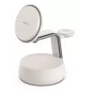 Juhtmeta USB-laadija Belkin Qi2 WIZ040KQSD — 25 W, USB toide, 1,5 m kaabel, valge, nutitelefonile nutikellale kõrvaklappidele treeningujälgijale