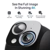 Safemo ST1 SolarCam 4K UHD video, 8x suum, 132° vaateväli, öövaatlus, Wi-Fi 2,4 GHz, 3W päikesepaneel, valge