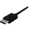 DisplayPort 1.2 > DVI24+1 konverter, kaabel must, 15 cm