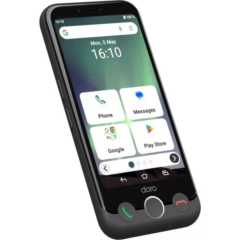 Nutitelefon Doro Aurora A10 4.5 tolli 4 GB 64 GB Must