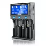 everActive UC-4200 Universaalne vahelduvvoolu akulaadija 12V 3A, toetab AA/AAA/C/9V, 4 elementi, must, sisseehitatud ekraan