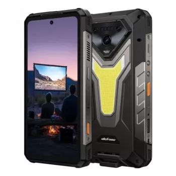 Nutitelefon UleFone Armor 34 Pro 5G Plus — 6,95 tolli 1080x2460, MediaTek Dimensity 7300, 16 GB muutmälu, 512 GB, 50 MP kolmik, 25500 mAh, Dual SIM, Android 15, IP68/69K