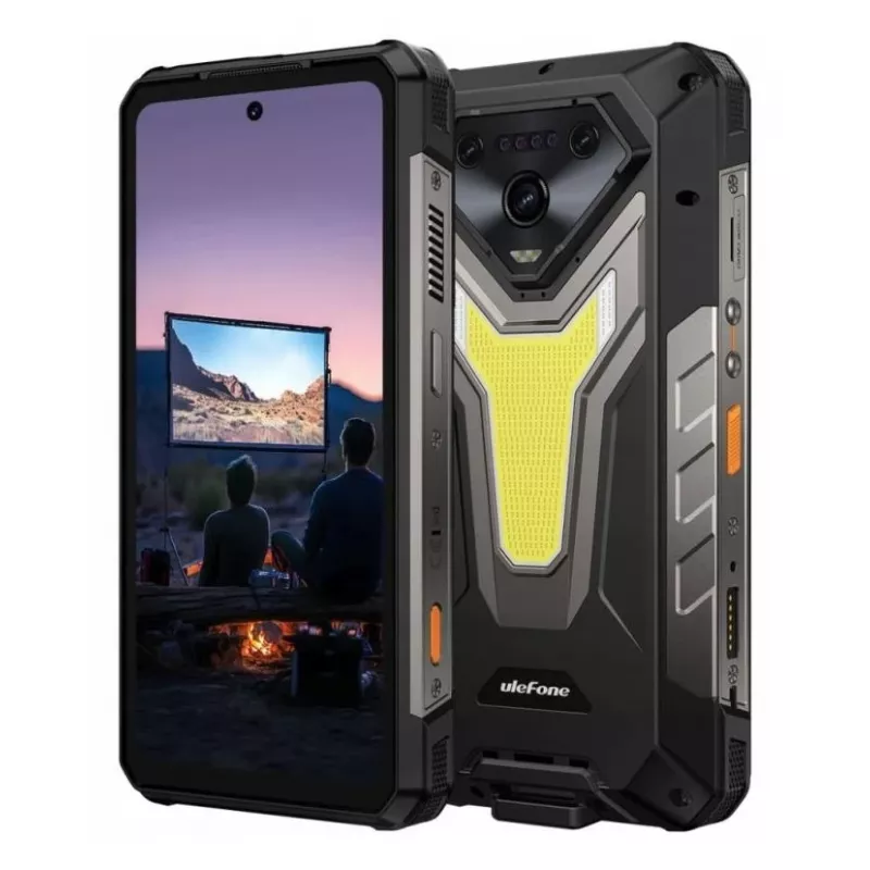 Nutitelefon UleFone Armor 34 Pro 5G Plus — 6,95 tolli 1080x2460, MediaTek Dimensity 7300, 16 GB muutmälu, 512 GB, 50 MP kolmik, 25500 mAh, Dual SIM, Android 15, IP68/69K