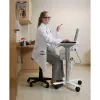 Ergotron StyleView sülearvutikäru, SV10 - käru sülearvutile - meditsiiniline - metall - valge, alumiinium - ekraani suurus: kuni 43,2 cm (kuni 43,20 cm (17)) (SV10-1100-0)