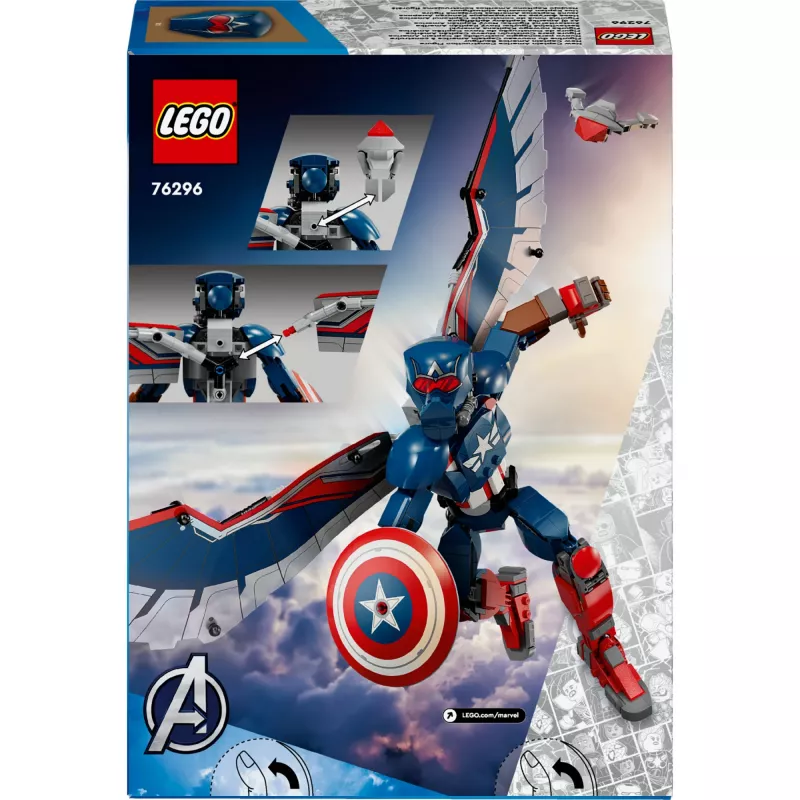 LEGO MARVEL 76296 Uus Kapten Ameerika ehitusfiguur