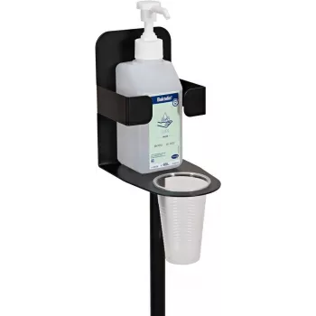 Desinfitseerimisalus EUROLITE 80703005 must — eraldiseisev käte desinfitseerimisvahendi jaoturi alus, must