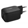 USB-C kaheportne laadija Belkin ENA007KQBK 65W — kahe USB-C PD laadimine sülearvutitele ja mobiilseadmetele