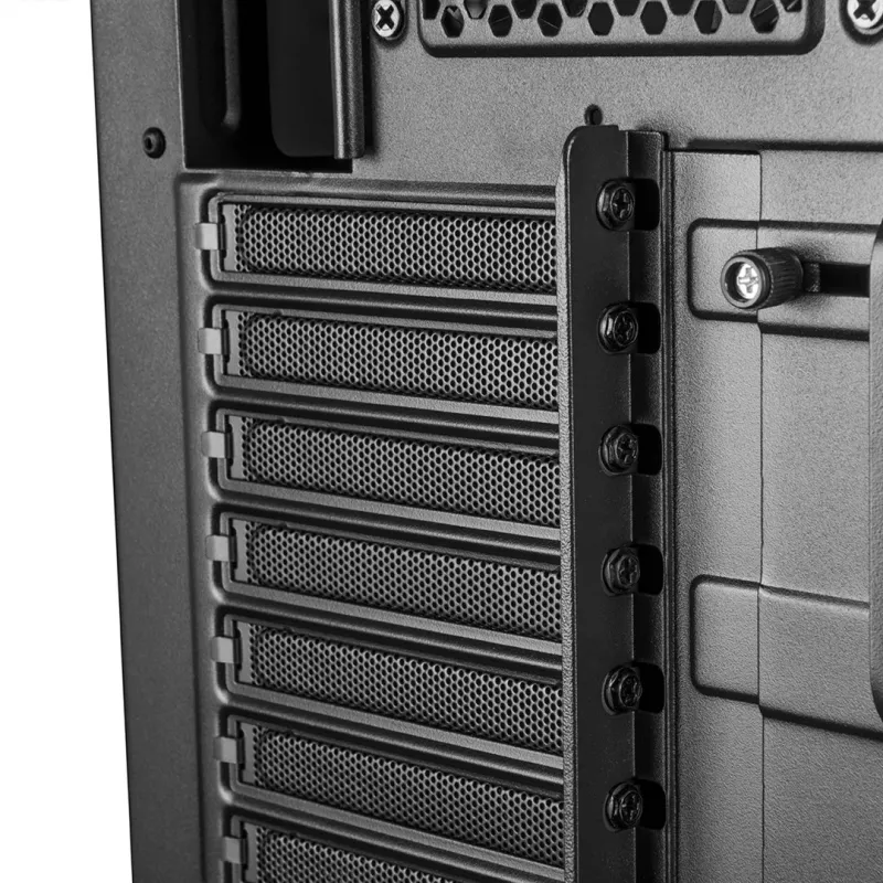 Arvuti korpus MODECOM Oberon Pro Midi Tower — must, toetab ATX/microATX/ITX, 7 laienduspesa, kuni 395 mm GPU, 5 HDD/3 SSD pesa