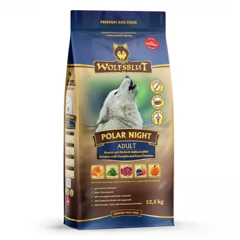 WOLFSBLUT Polar Night Põhjapõder maguskartuliga – kuiv koeratoit – 12,5 kg