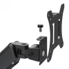 Maclean 2 monitori alus, gaasvedru, 17-32, 2-10kg, must, MC-136