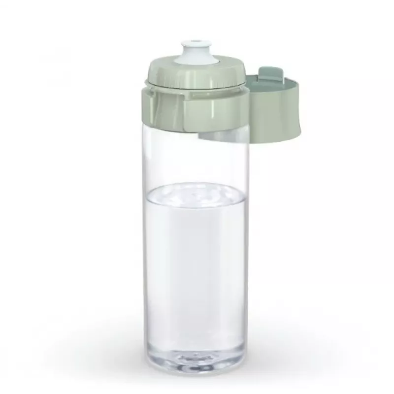 Filtreeriv pudel BRITA Vital Pastellroheline 600 ml koos 5 MicroDisc filtrikettaga (BRITA 1059295)