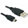 USB-kaabel DeLOCK USB 2.0-A / USB mini-B 5pin 0.70m