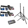 LED-laserriba komplekt EUROLITE 2x KLS PRO koos Easy Show ja 2x M-4 alustega