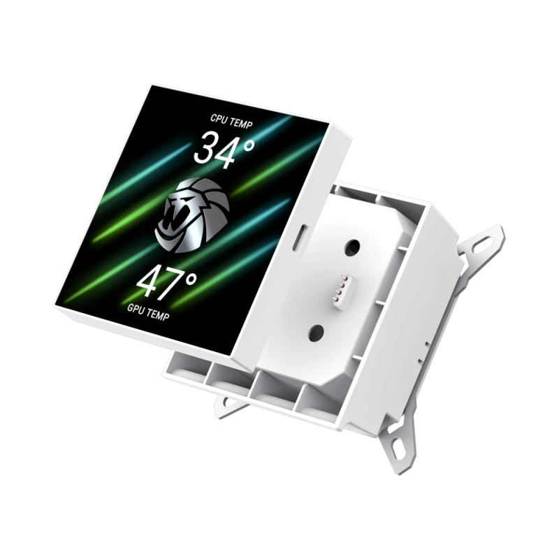 Gamemax | CPU Liquid cooler | HAILSTORM 360 LCD | Valge